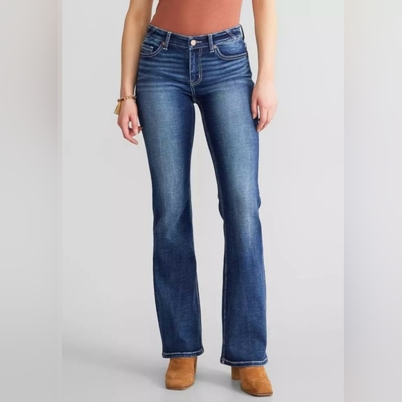 Women's Blue Bootcut Jeans - Picture 1 of 9